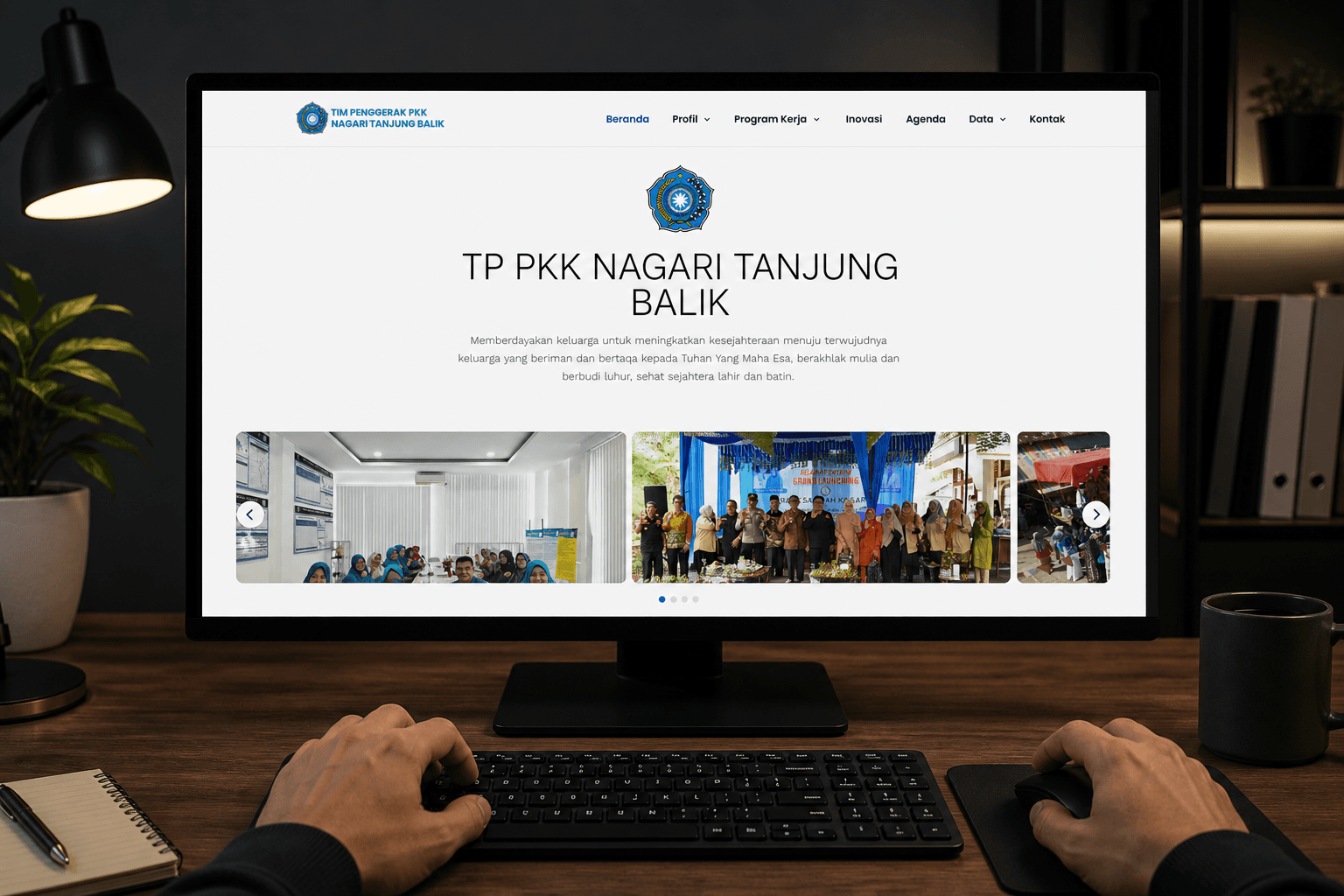 Website TP PKK Tanjung Balik